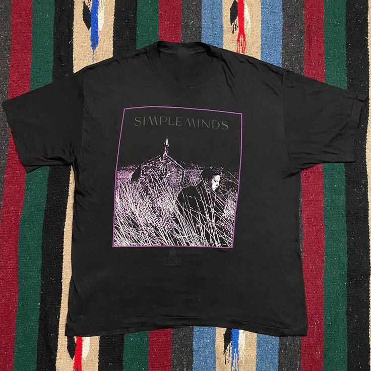 ВИНТАЖНАЯ ФУТБОЛКА 80-Х SIMPLE MINDS S-5XL Унисекс S