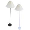 Modern Floor Lamp Multipurpose Stylish Minimalist Fabric Round Lamp Shade Standing Lamp for Living R