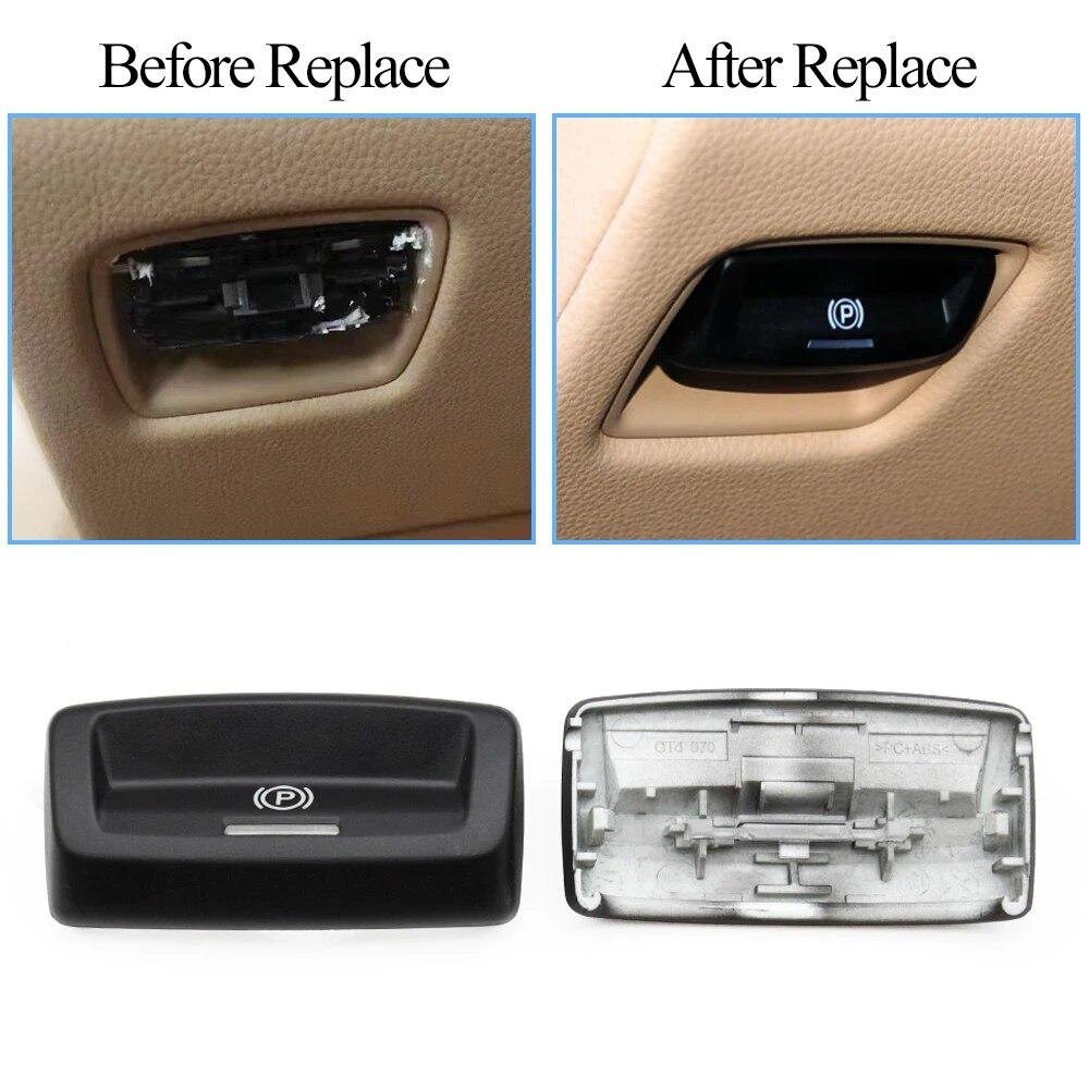 Upgraded Car Handbrake Parking Switch Break Handle Lever Release Button For Porsche Panamera 970 970613251 2010-2016