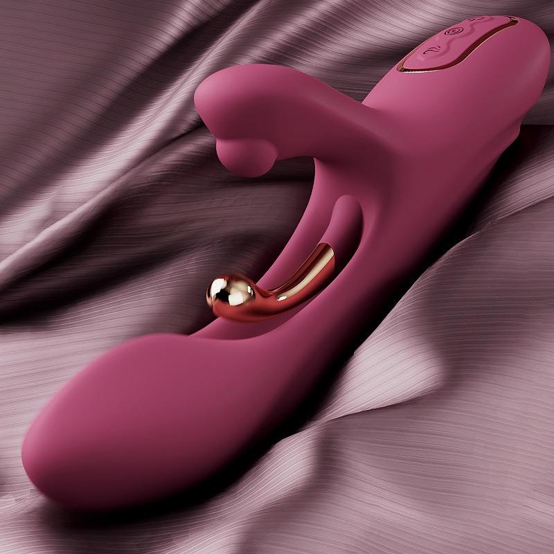 Powerful G-spot Vibrator Clitoral Vaginal Massager Nipple Anal Stimulator Three Point Vibrating Dildo Female Masturbator
