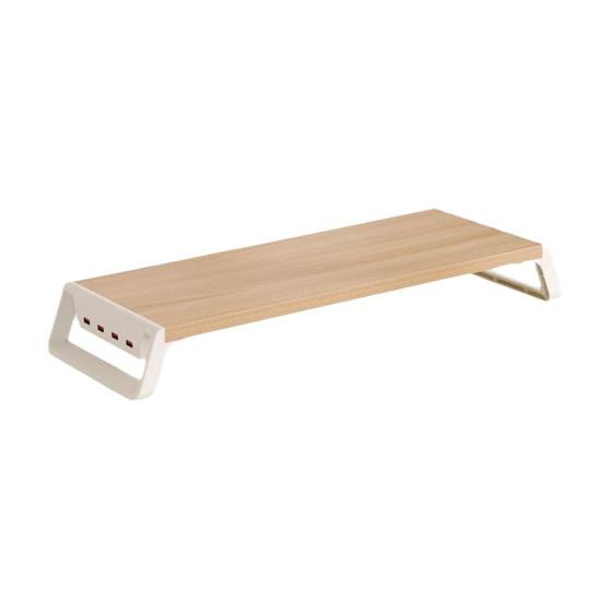 Computer Monitor Rack USB Expansion Dock Stand Ergonomic Design Strong Load-Bearing Desktop Laptop Holder