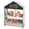 Storage Furniture - GINGER HOME FOREST - Shelf with Blackboard - Little House Design - 62.4x26.5x90 Cm