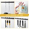 Shower Curtain Hooks, SUTINE 12Pcs Shower Curtain Rings, Stainless Steel Snap Closure Black Shower Curtain Hooks, Roller Glide Rustproof Shower Hooks