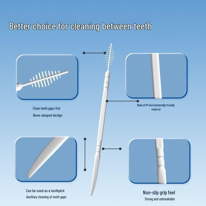 Hais Haina Portable Interdental Floss and Toothpick Combo