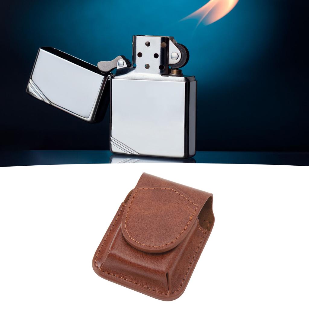 Pouzdro na zapalovač s poutkem na opasek PU držák Ochrana proti poškrábání Měkká podšívka Magnetické zapínání Pouzdro na zapalovač na opasek pro venkovní použití