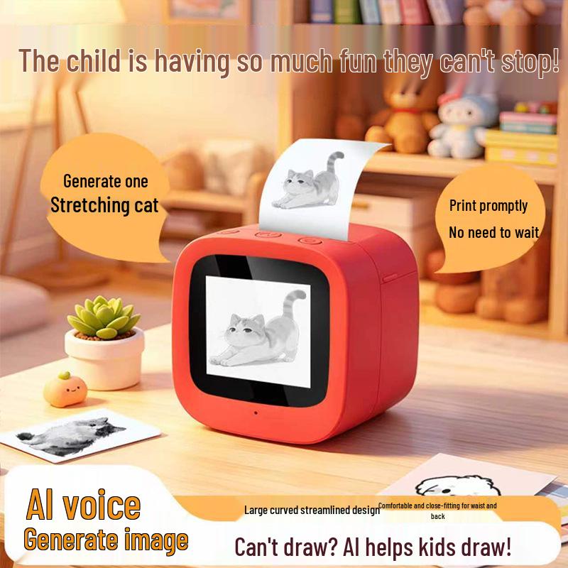 AI-Powered Magic Voice-Activated Inkless Printer Toy for Kids