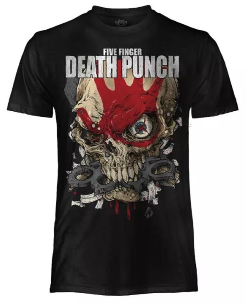 T-Shirt Anello Pugno Teschio FIVE FINGER DEATH PUNCH