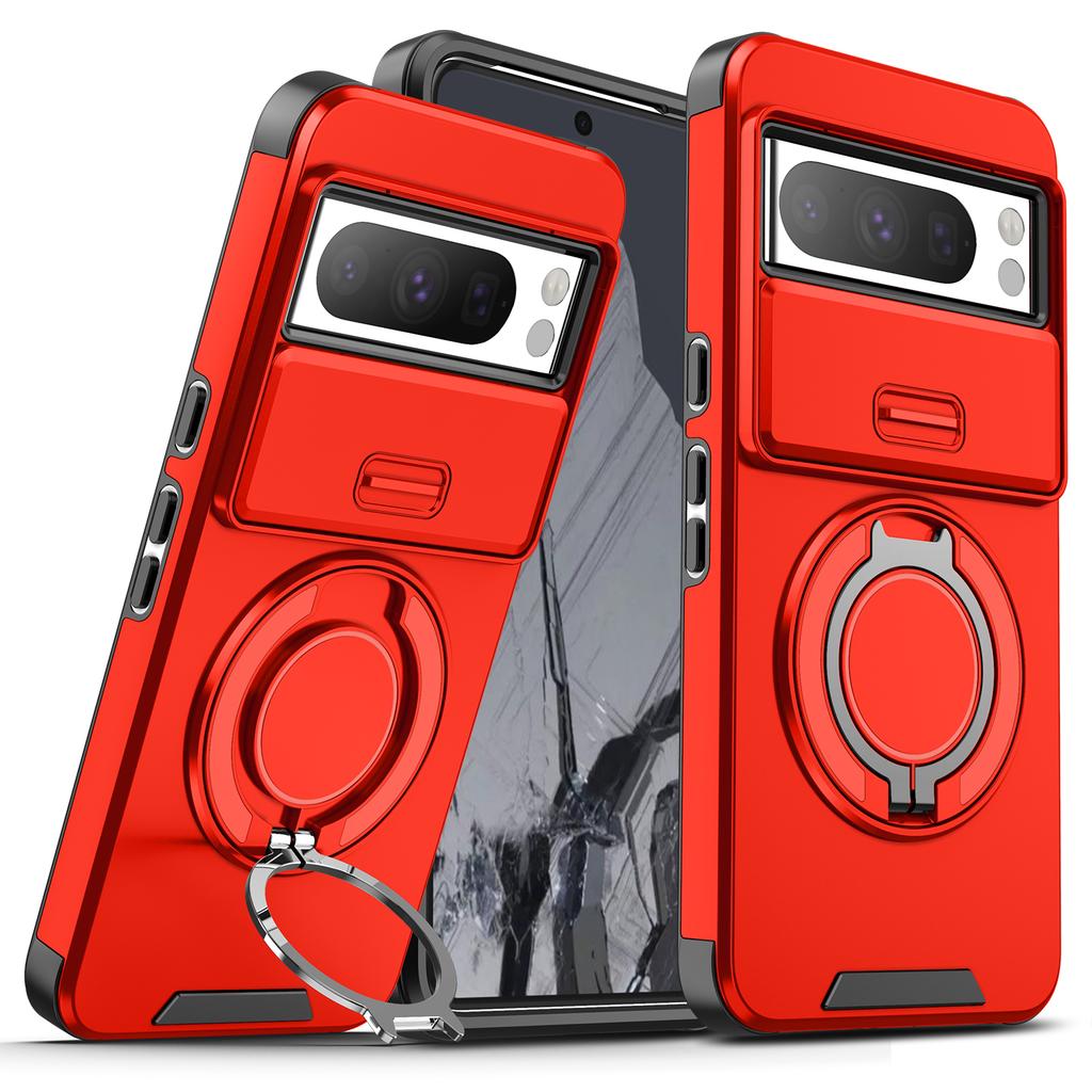 Magnetic Stand Phone Case for Google Pixel 10 Pro Slide Camera Protection Cover Anti-fall Armor For Google 9 Pro XL 9a 8a 7 8Pro