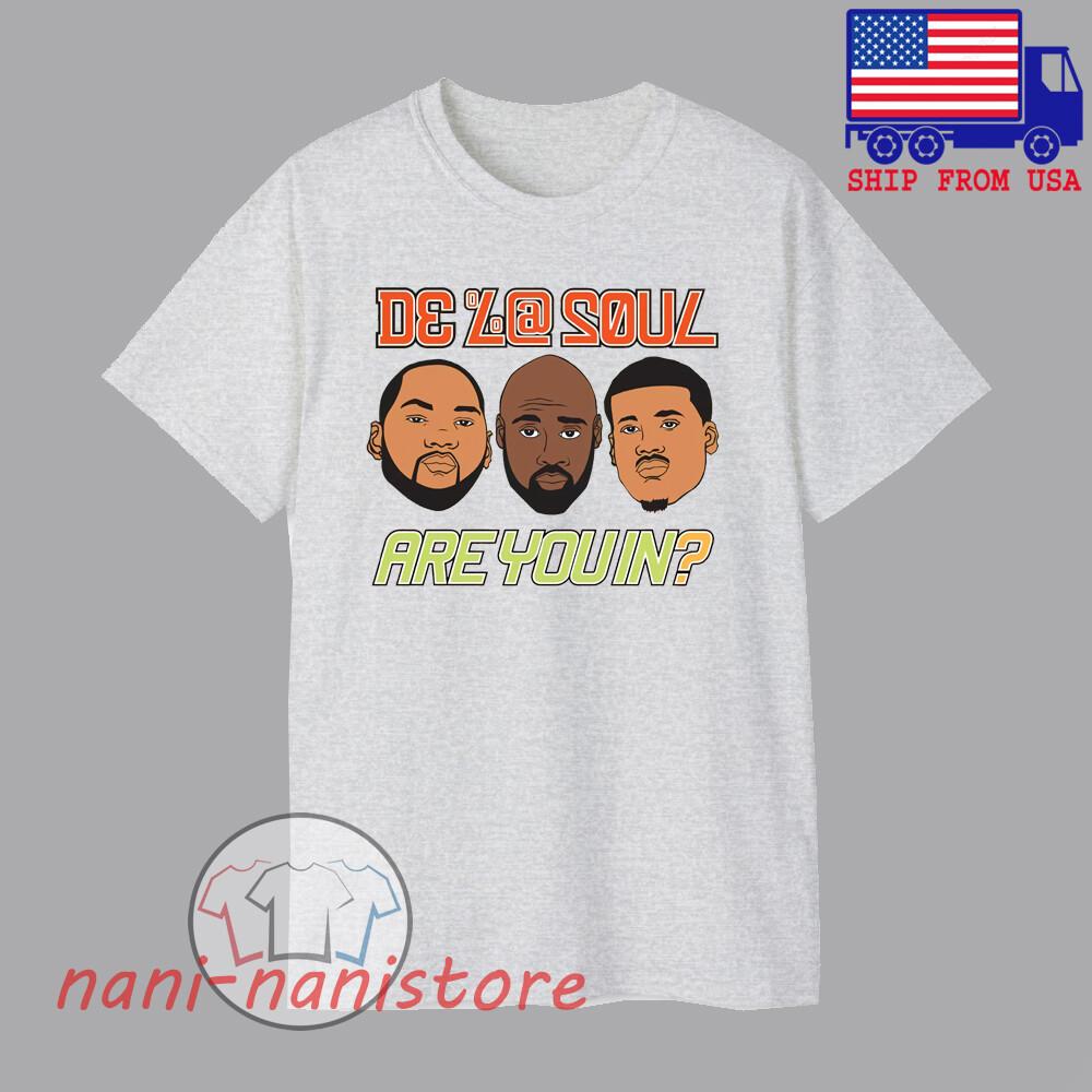 

De La Soul Are You In Men#039;s Grey Size S5XL Unisex T-Shirt XXXXL