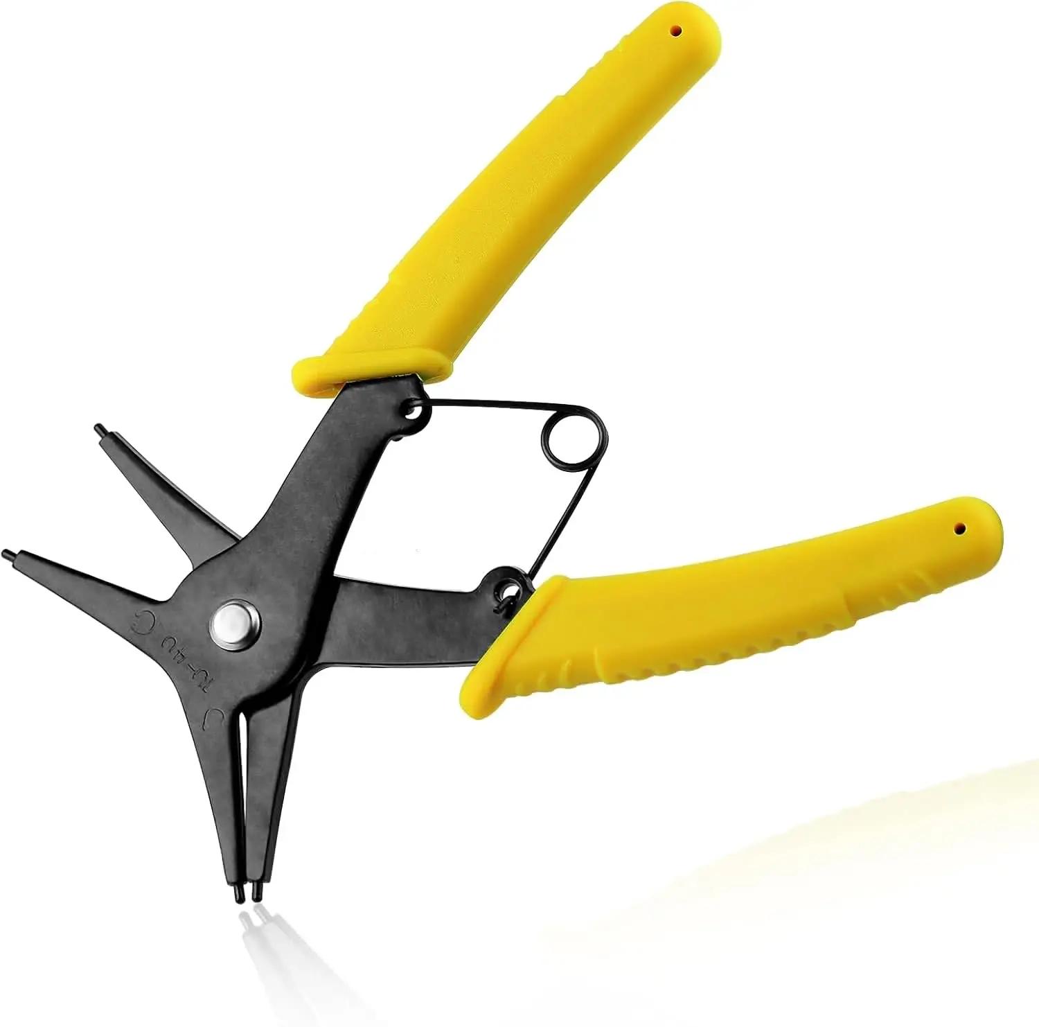 

Плоскогубцы 2 в 1 для стопорных колец Внутренние Внешние Плоскогубцы для стопорных колец Прямые Плоскогубцы для стопорных колец для снятия стопорных колец Инструмент для снятия стопорных колец