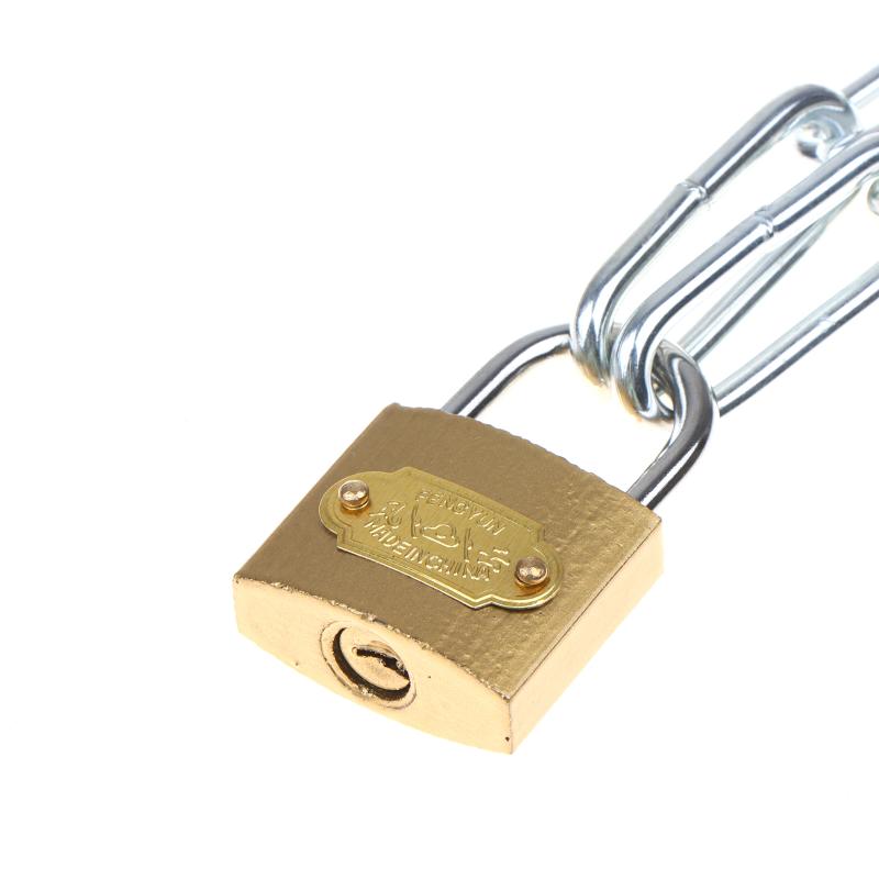 Heavy Duty Keyed Bicycle Lock Anti-theft Chain for Motorcycles and Generator Protection