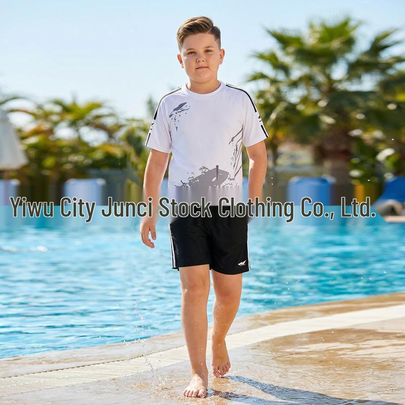 Boys Long Sleeve Quick Dry Sun Protection Swimsuit Set for Older Kids & Teens 160