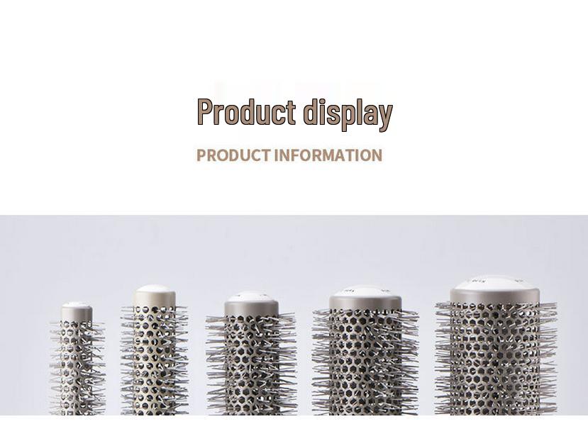 Aluminum Ceramic Round Brush for Styling, Curling & Hairdressing