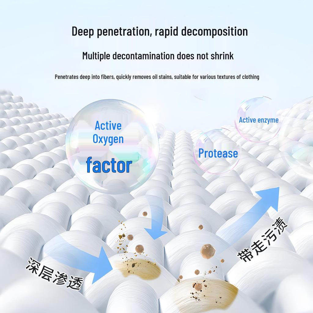 Schaumreiniger für Daunenjacken mit Bürstenkopf - Wasserfreier Flecken- und Ölentferner