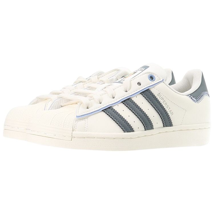 Adidas Originals Superstar Leather Classic Shell Toe Low-Top Sneakers Unisex Sneakers White Gray GY0009