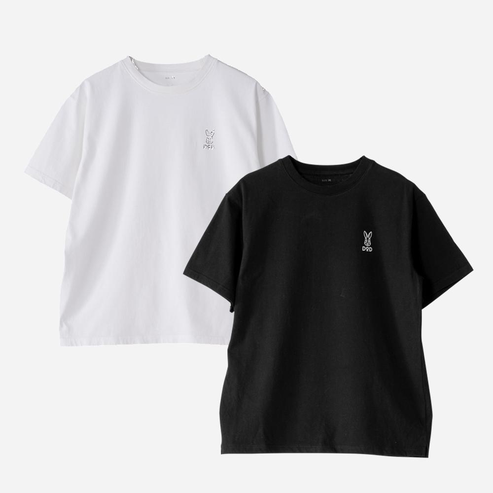 DOD Short Sleeve T-Shirt Pack (2 Black And White)
