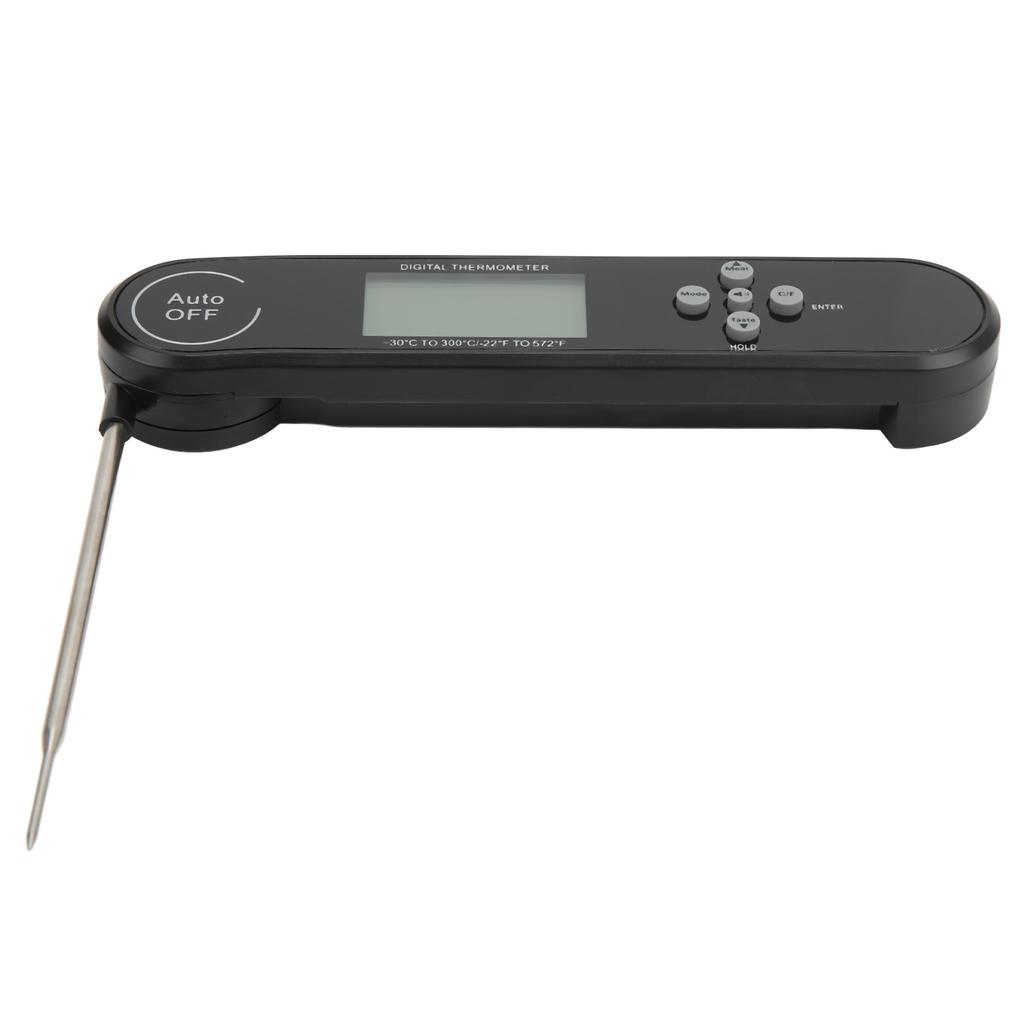 Digital Multifunction Food Thermometer Folding 180 degrees  Rotation Probe 22 Fahrenheit 572 Fahrenheit  30 celsius 300 celsius  for Barbecue Meat