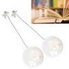 2Pcs Leaf Vein Design Leaf Vein Bookmark Hollow Design Hollow Bookmark Metal Bookmark  For Readers