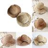 Women's Summer Foldable Beach Hat With Wide Brim Sun Hat Casual Straw Hat