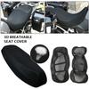 Motorcycle 3D Mesh Fabric Anti-skid Pad Scooter Seat Electric Bike Seat Cover Breathable Waterproof Covers Cushion Net Cover