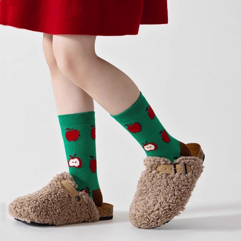 5Perechi/Set Șosete de Crăciun pentru Copii Fete Băieți Iarnă Șosete pentru Copii Anul Nou Desen Animat Drăguț Șosete Festive Pentru Fată 2-12 Ani