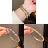 Modern Copper Bangle With 18k Gold Plating And Geometric Design For Women