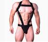 Men's Sexy Nylon Jockstrap Underwear Bodysuit  Suspender Jumpsuits Man Harness Gay Underwear Mens Lingerie Sissy Panties