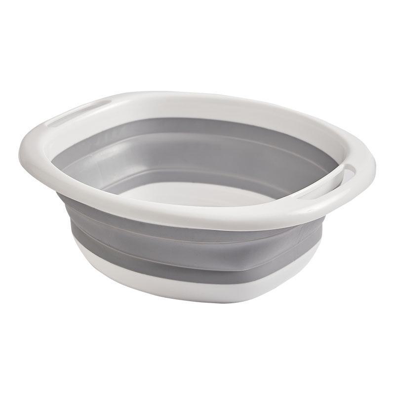 Lavoar portabil din silicon pliabil: Spălătorie extinsă și baie pentru picioare pentru cămine, acasă și călătorii