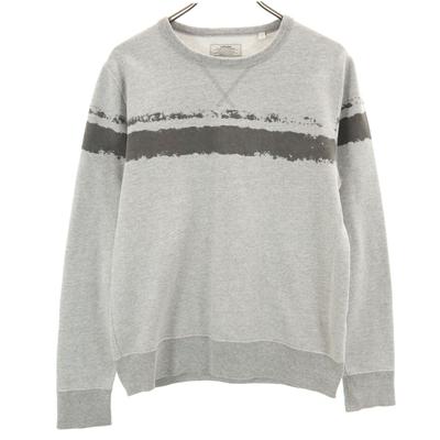 Relume JOURNAL STANDARD Made In Japan Long Sleeve Sweat Trainer S Gray Men's Used