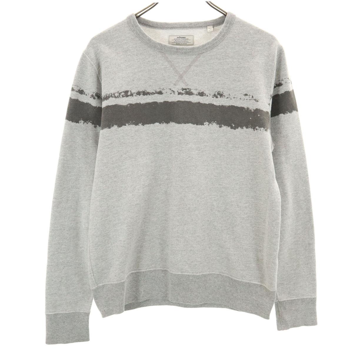 

relume JOURNAL STANDARD сделано в Японии Свитшот с длинным рукавом S серый Мужской Б/У