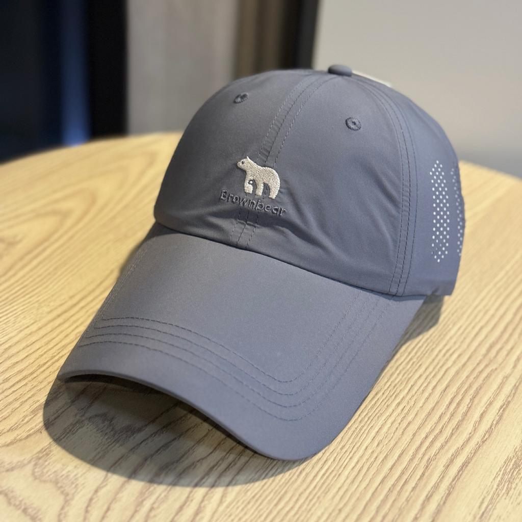 Spring and Summer New Simple and Fashionable Versatile Quick-drying Cap Polar Bear Sunshade Baseball Cap Tide