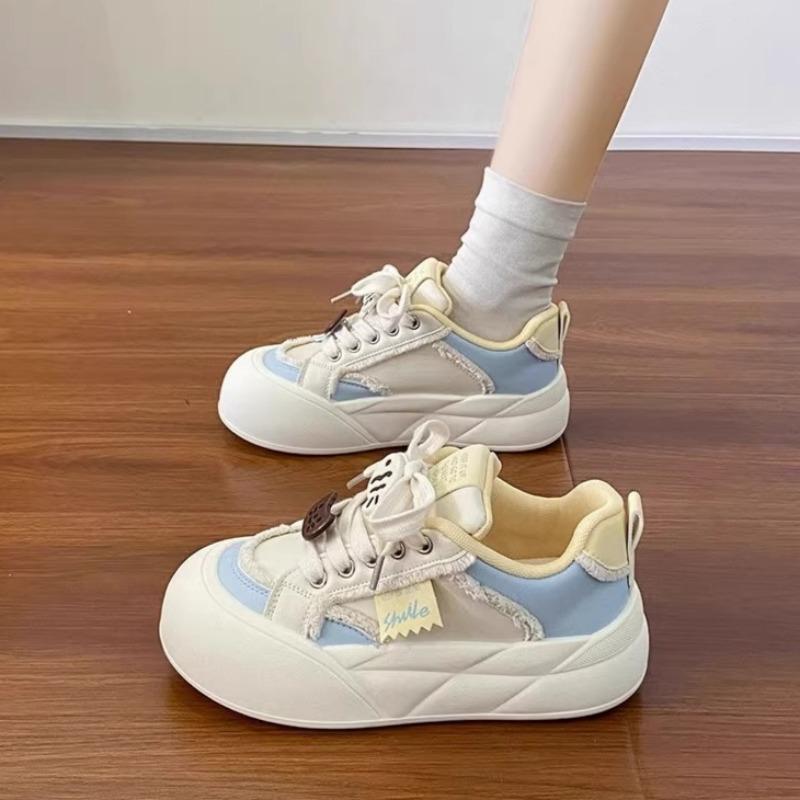 Spring Autumn Kids Board Shoes Breathable Casual Girls Fashion Sneakers Cartoon White Shoes
