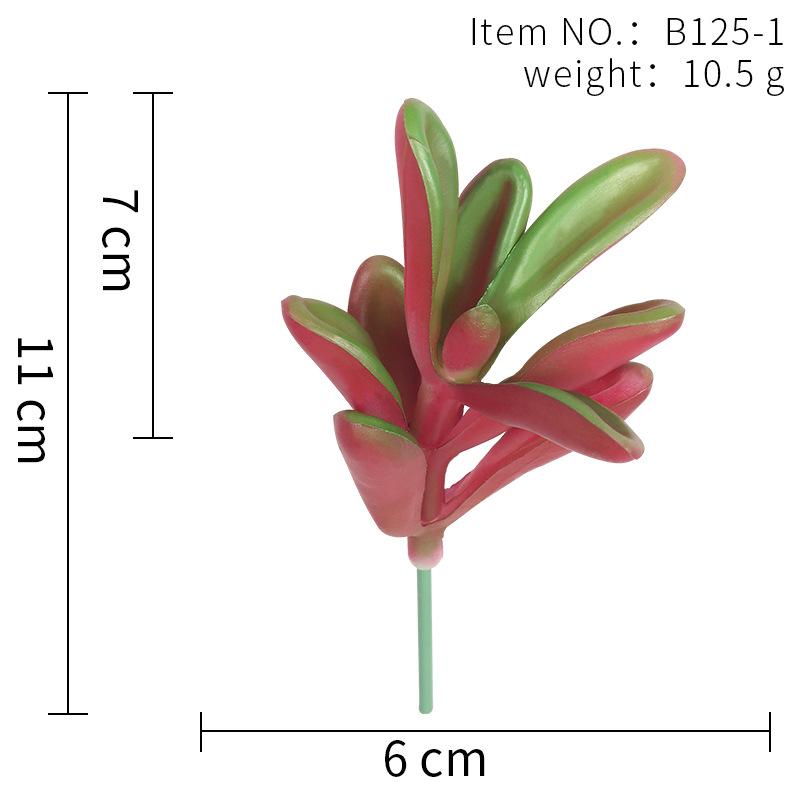 Simulation Succulent Plant Head Small Succulent Plant Head Home Decoration Supermarket Decoration Shooting Props Products