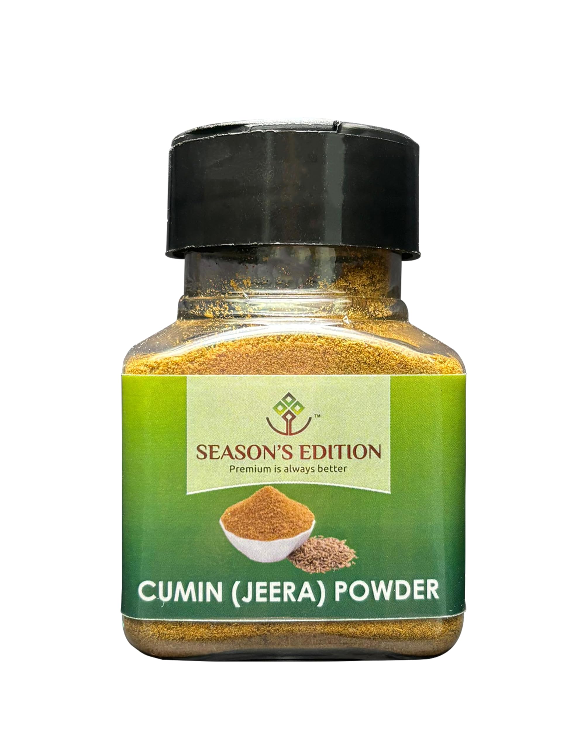 Season s Edition Bhuna Jeera Powder, Roasted Brown Cumin Powder- 40gm | No Added Preservatives, Fillers & Colours - Organic Coarse Ground Pure Cumi