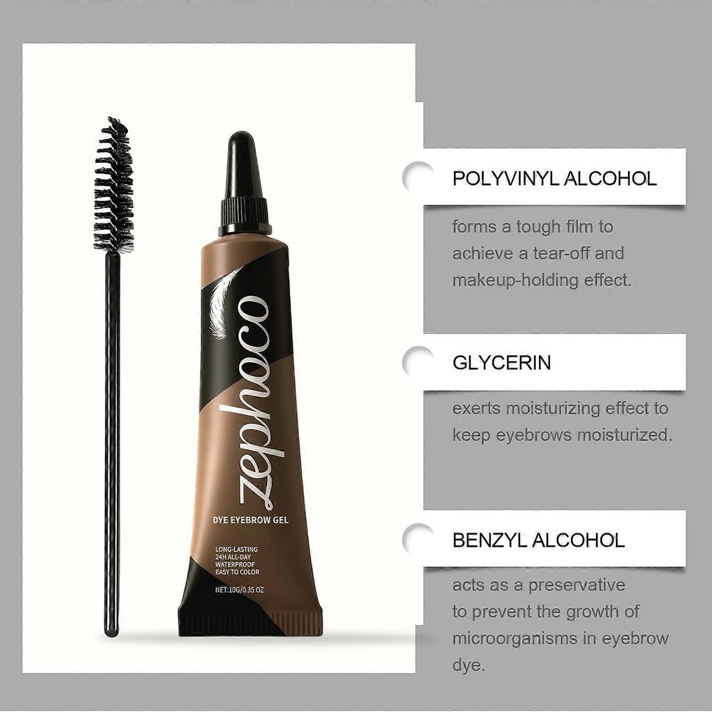 Anti-Sickening Colored Eyebrow Pencil (Black) - Smooth Cream Formula That Is Easy To Apply, Creating A Full, Three-Dimensional And Natural Eyebrow Sha