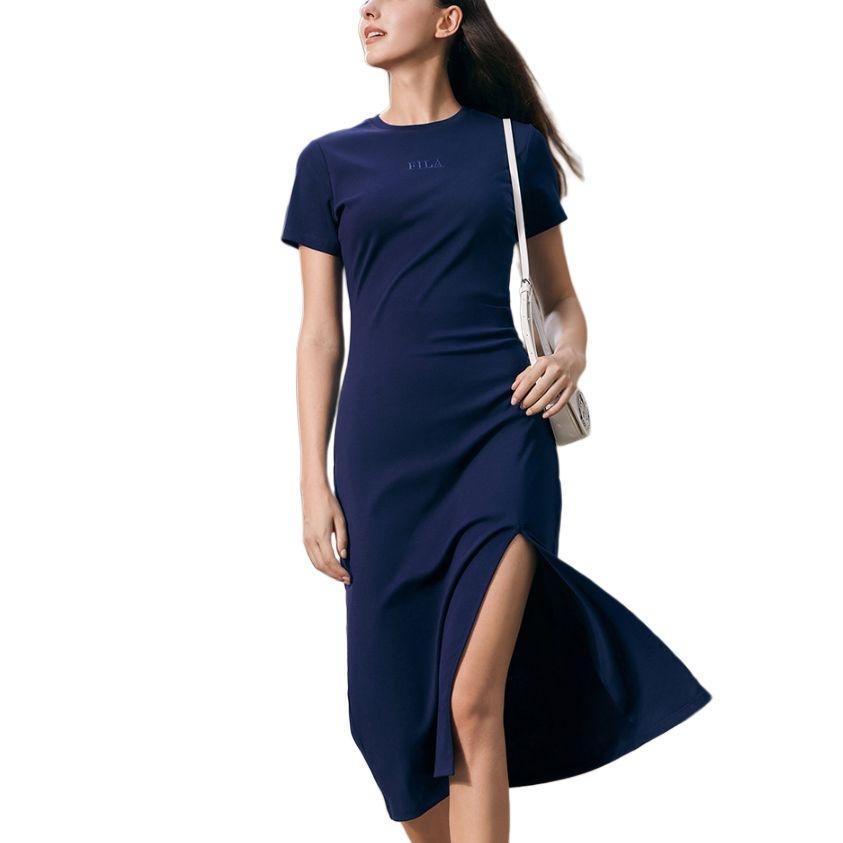 Fila ORIGINALE Short Sleeved Dress Women's Dark Silent Blue F51W429302F-DB