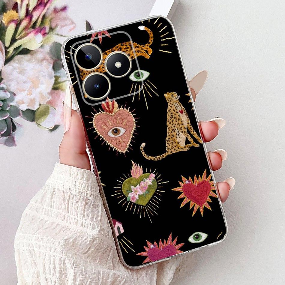 For Realme Note 50 Fashion Cool Pattern Phone Case For Realme Note50 RMX3834 Soft Silicone TPU Cases