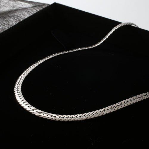 Unisex Titanium Necklace, 60cm, 5mm Wide, Pure Titanium Herringbone Necklace, Men's Jewelry, Italian Design