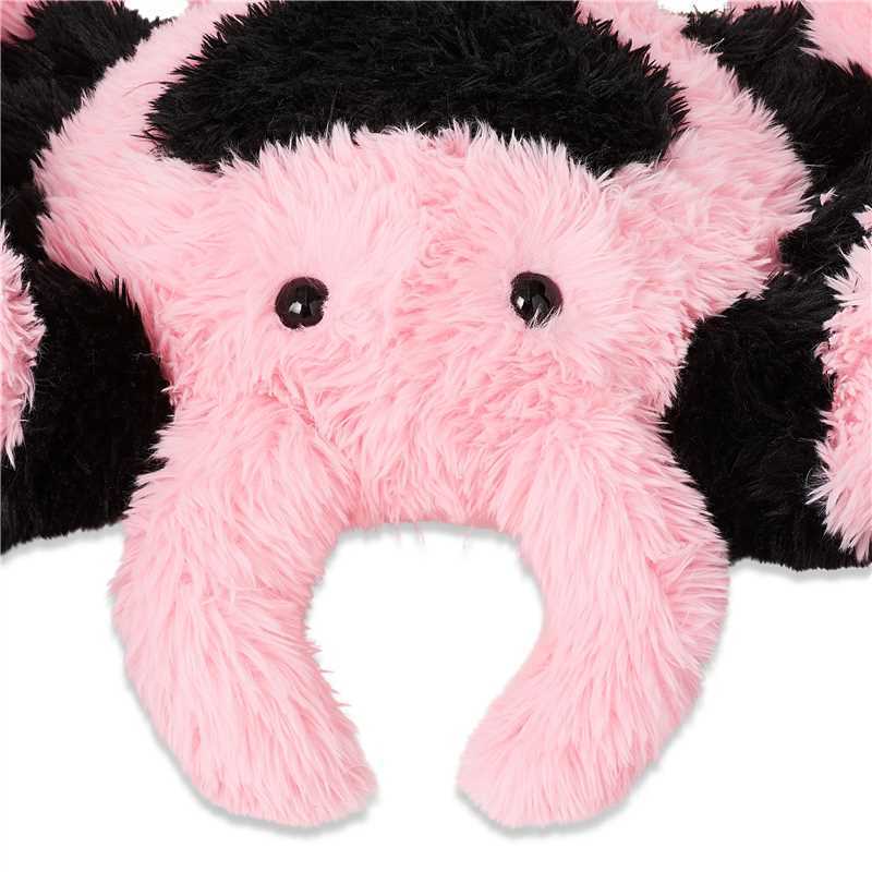 New Tarantula Plush Toy Black Pink Wolf Spider Plush Spider Stuffed Animals Dolls Room Decoration Bolster Kids Birthday Gifts