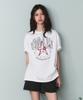 Ledeoli Emblem Star Oversized Short Sleeve T-Shirt [White]