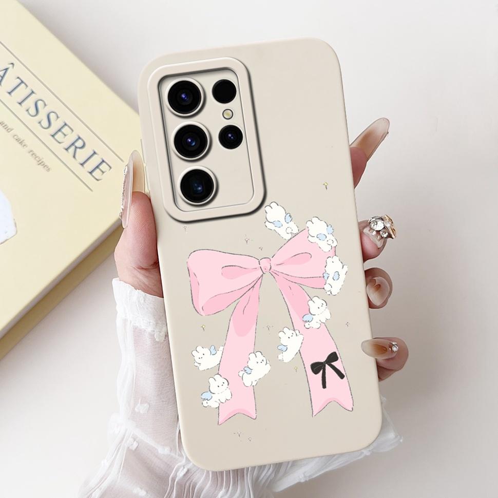 For Samsung Galaxy S24 Ultra Case Beautiful Cartoon Cover S24Ultra S928B S928U Soft TPU Phone Case For Samsung S24 Ultra Shell