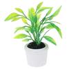 Mini Flower Potted For Green Plant In Pot Simulation Plants 1:12 Dollhouse Miniature Doll House Furniture Home Decoration
