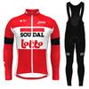 Lotto Soudal Road Bike Clothes Long Sleeve Jersey MTB Uniform Bicycle Bib Pants Riding Sports Shirt 2026 Autumn Breathable Cycling Clothing Set