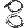 Motoforti Front Left Right ABS Sensor, Wheel Speed Sensor, for Mercedes-Benz CL500 2007-2008, Plastic, No.2215401417, Black, 2pcs
