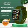 Y1LED Digital Rainbow Display Sport Watch with Large Screen and Button Movement for Men and Women