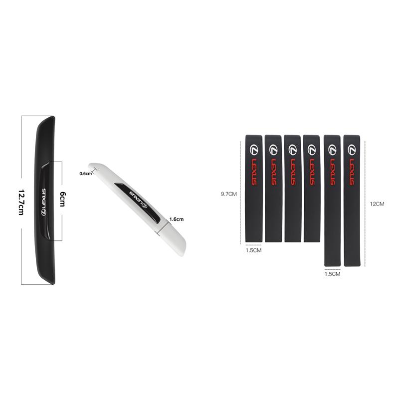 SFSE5 Car Door Anti Scratch Protection Strips Accessories For Lexus F SPORT GS GX IS LS LX CT LC RC LBX NX RX 350h 450h UX 300e GX460