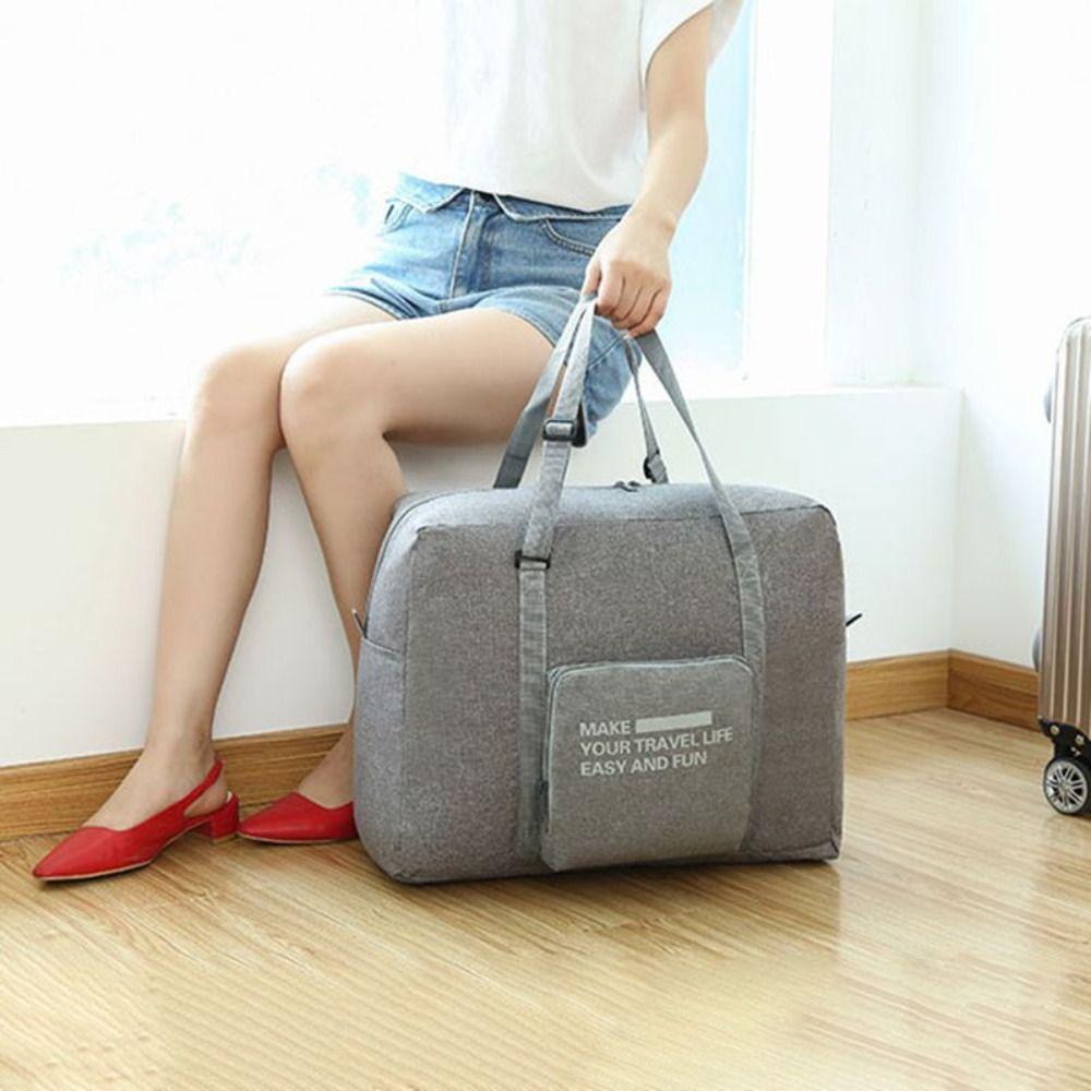 Foldable Travel Duffel Bag Large Capacity Travel Luggage Bag Clothing Organizing Bag  Travel