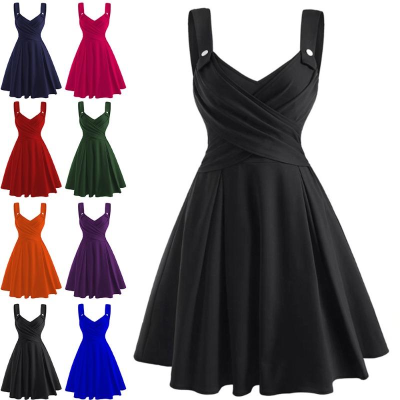 Autumn New Creative Sexy Suspender Dress Mid Dress Women's Dress