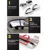 For Mazda 3 BK 2004~2009 2005 2006 Bowl Covers Anti-Scratch 2007 Chrome Door Outside Handles Decoration Stickers Car Accessories