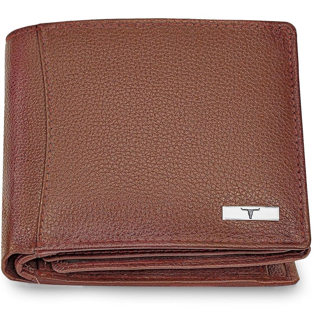 Oliver Redwood Light Brown Leather Wallet for Men, 6 Card Slot